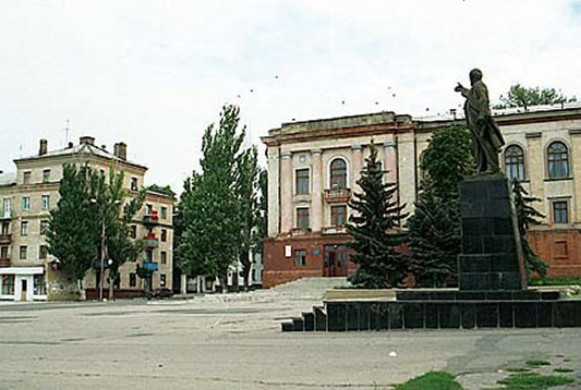 Image - Amvrosiivka, Donetsk oblast (city center).